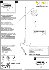 Tumbled Novellea Head Moderne dekorative Metall Stehleuchte