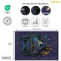 FEARLESS Bedruckter Teppich Chenille-Druck Maschinell Hergestellt