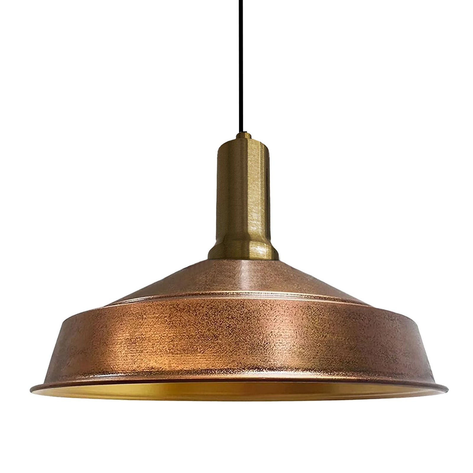 Pendelleuchte Hängelampe AsletlEF Ø40 cm, Pendelleuchte Vintage, E27 Lampe ohne Leuchtmittel, E27, Dimmbar, Einstellbare Kabellänge