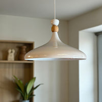 Champion Hutkopf-Kronleuchter aus Holz