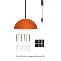 Pendelleuchte Lipeo mit Stecker Metall, Modern Hängelampe