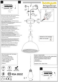 Pendelleuchte Esszimmerlampe, Deckenlampe Wohnzimmer