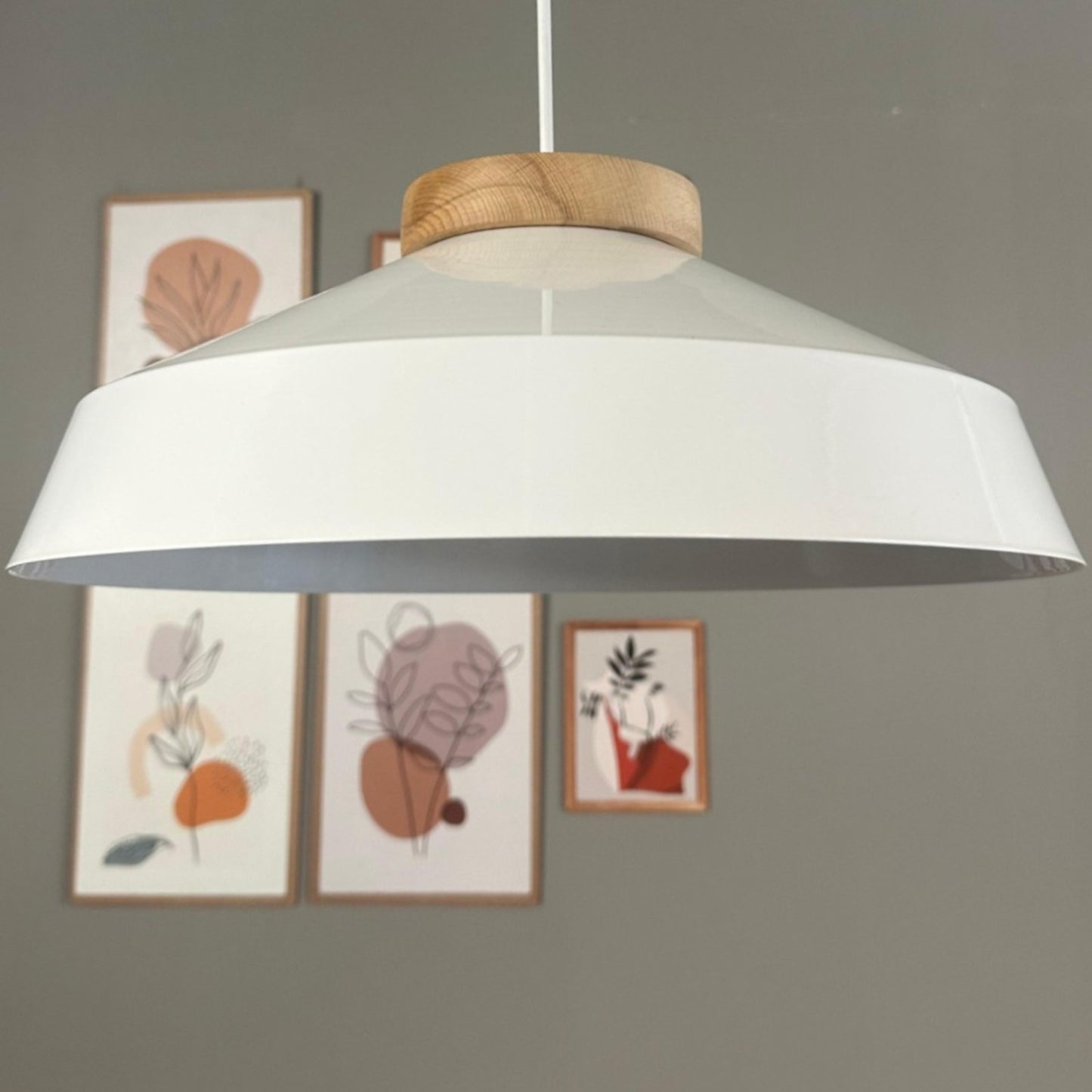 Pendelleuchte Lema Metall Ø37,5 cm, E27, Vintage Lampe