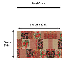 Zelda Bedruckter Teppich Chenille-Druck Maschinell Hergestellt