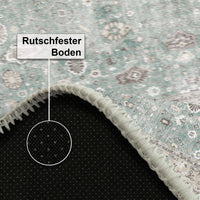 Zuleo Bedruckter Teppich Chenille-Druck Maschinell Hergestellt