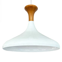 Pendelleuchte Bamyum Pendelleuchte Champion 35cm Metall Weiss-Innen Weiss E27 Lampe