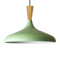 Champion Pendelleuchte aus Holz, 35 cm Hängelampe Metall E27 Moderne Lampe