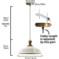 Esstisch Vintage Lampe