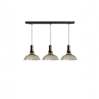 Pendelleuchte Vishi Einzelner Glas-Kronleuchter Trio Retro Pendelleuchte