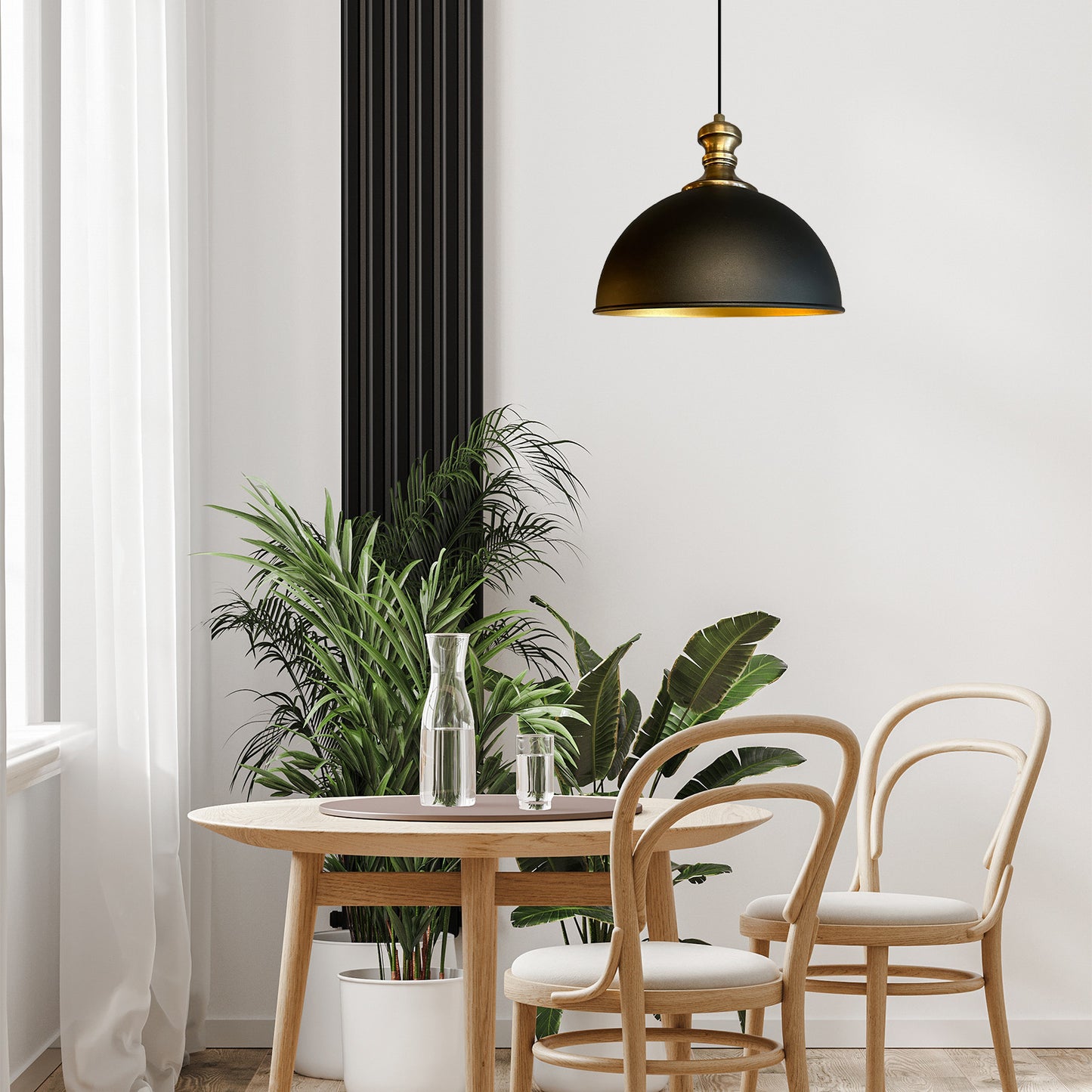 Pendelleuchte Yimpi Metall Ø30cm, Modern Hängelampe