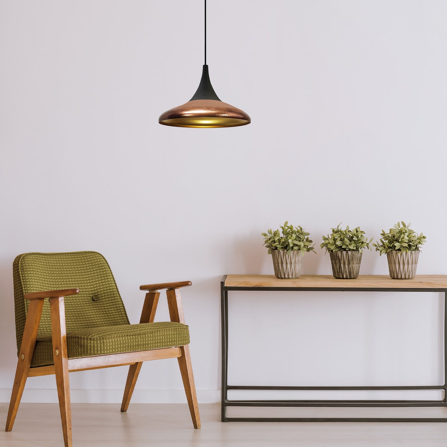 Pendelleuchte Paladin Metall Ø35cm, Modern Hängelampe