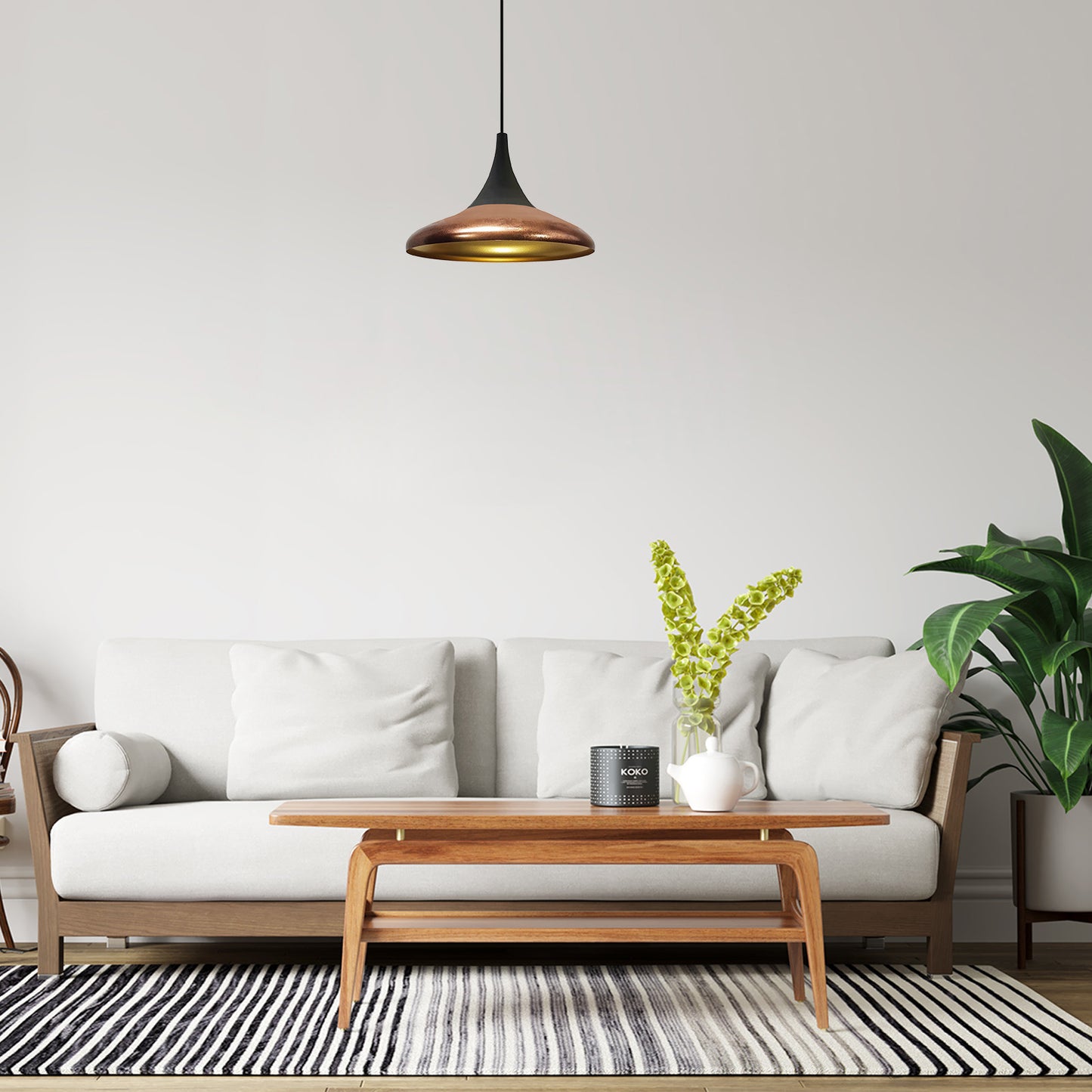 Pendelleuchte Paladin Metall Ø35cm, Modern Hängelampe