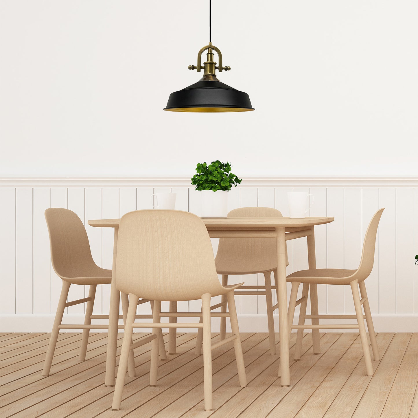 Pendelleuchte Bamyum Pendelleuchte I Asletl-Marine l Ø41 cm E27 Metall Vintage Lampe