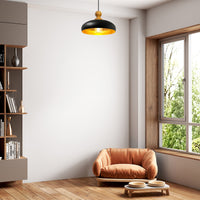 Pendelleuchte Androa Deckenlampe Ø40 cm Lampe 1-flammig Deckenleuchte Holz