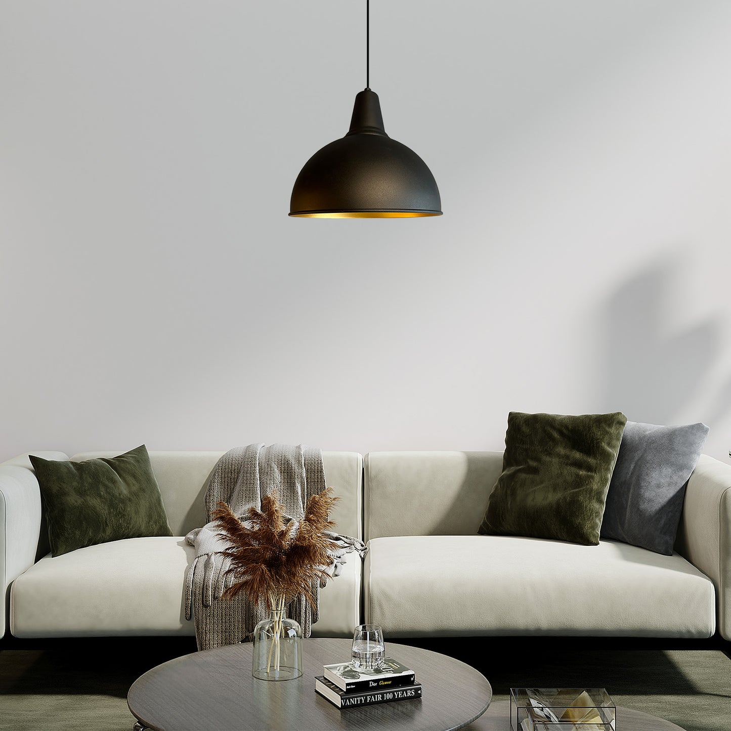 Pendelleuchte Yimpi Metall Ø30cm, Modern Hängelampe