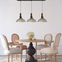 Pendelleuchte Vishi Einzelner Glas-Kronleuchter Trio Retro Pendelleuchte