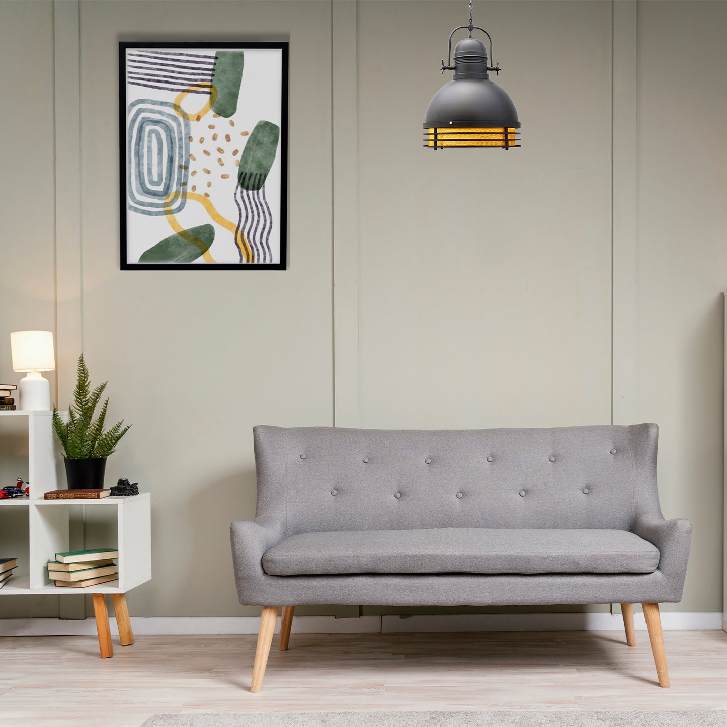 Pendelleuchte Bamyum Hängelampe Vintage Ø40 cm E27 Metall Lampe