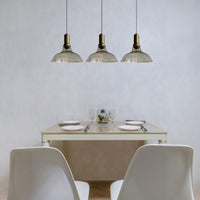 Pendelleuchte Vishi Einzelner Glas-Kronleuchter Trio Retro Pendelleuchte