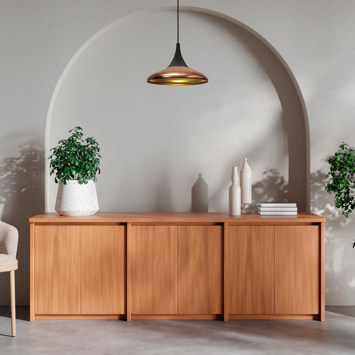 Pendelleuchte Pendelleuchte Paladin Metall Ø35cm, Modern Hängelampe