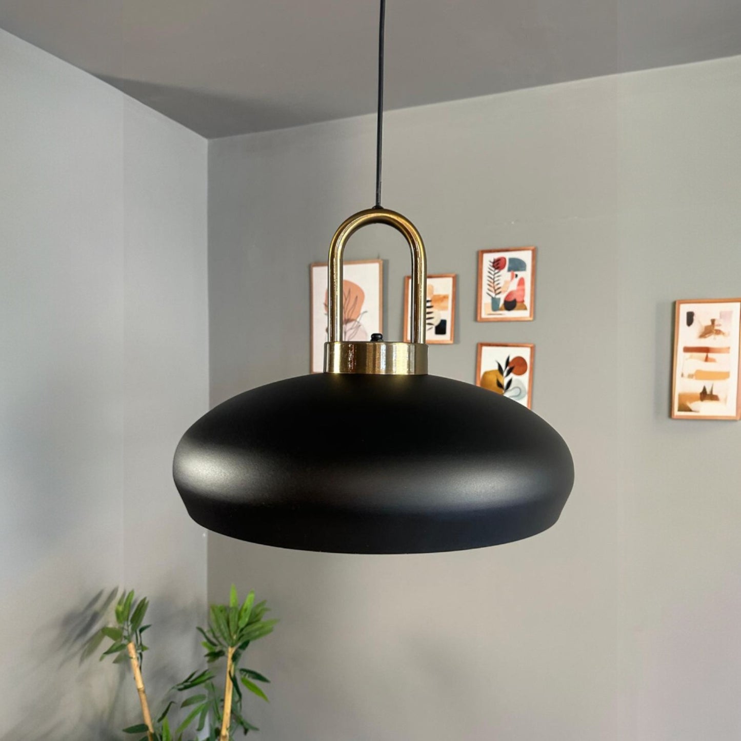 Pendelleuchte Androa-Lock Hängelampe, Metall Ø40 cm Deckenlampe