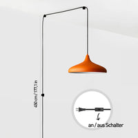 Pendelleuchte Champion Pendelleuchte mit Stecker 35 cm, Metall mit 450 cm Kabel