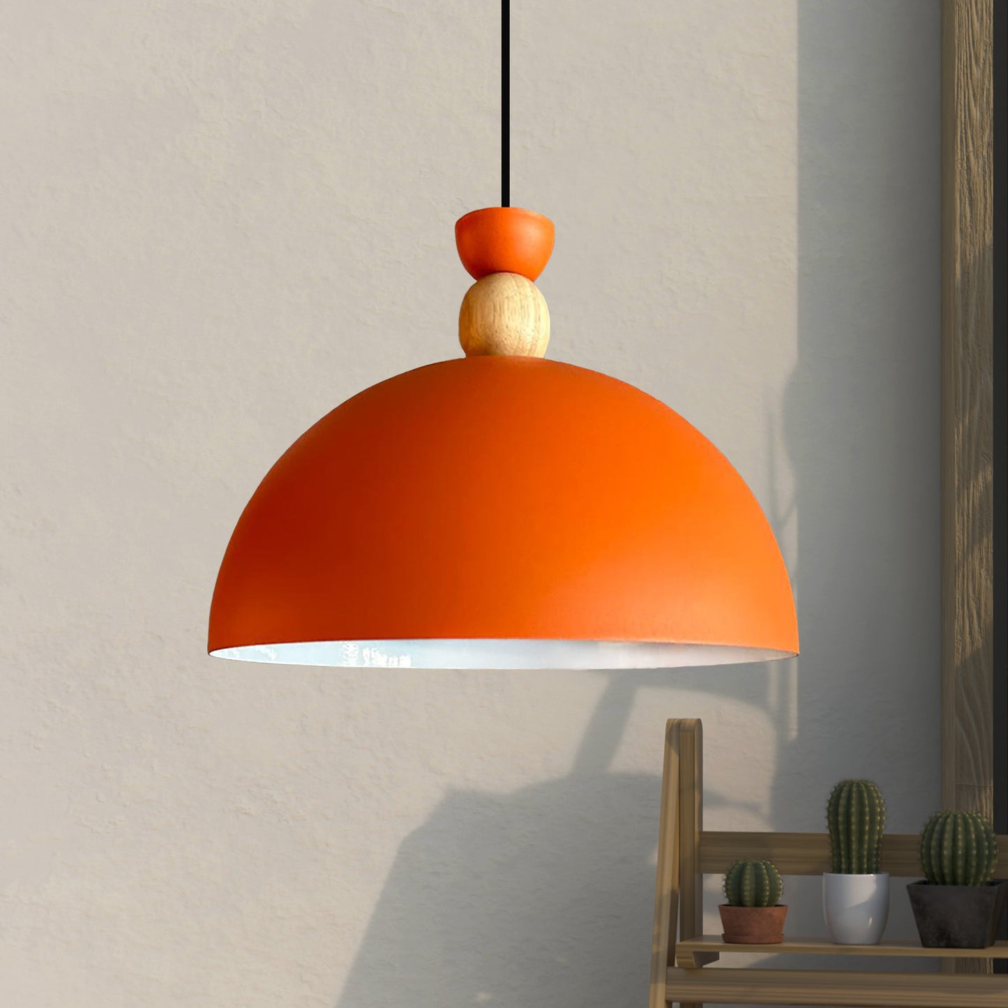 Hängelampe Industriell Lampe Vintage Holz Hängeleuchte