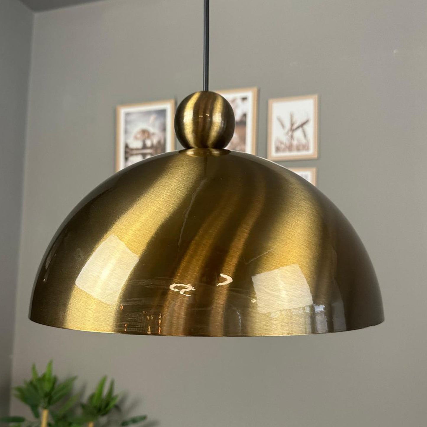 Pendelleuchte Yimpi Wulst Metall Ø30cm, Modern Hängelampe