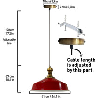 Esstisch Vintage Lampe