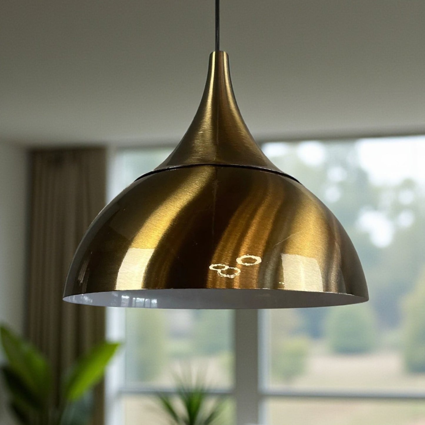 Pendelleuchte Yimpi Dome 30 cm Industrielle Hängelampe