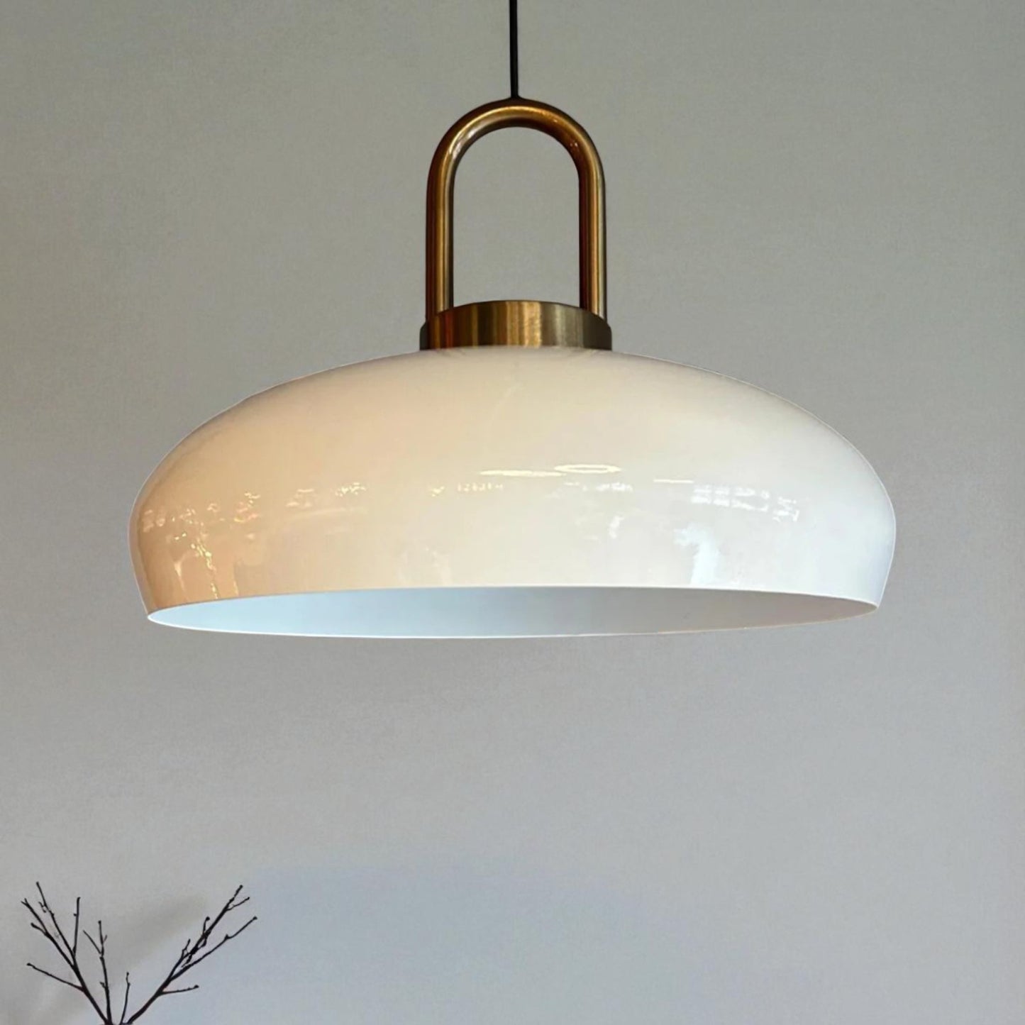 Bamyum Androa-Lock Metall Ø40 cm Vintage Hängelampe