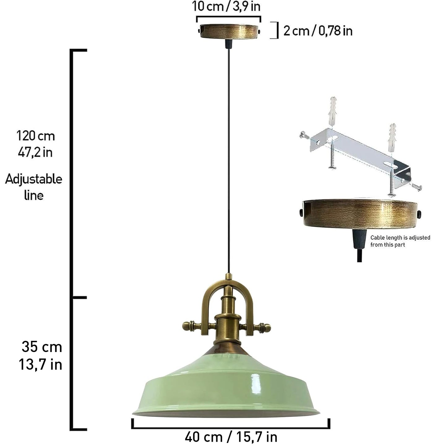 Hängelampe Industrial Pendelleuchte Esstischlampe