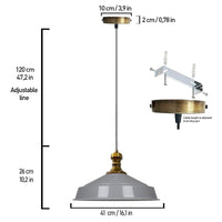 Esstisch Vintage Lampe