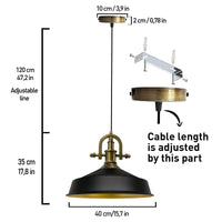 Hängelampe Industrial Pendelleuchte Esstischlampe