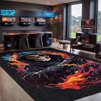Power Gamer Bedruckter Teppich Chenille-Druck Maschinell Hergestellt, Videospiel Waschbarer Teppich