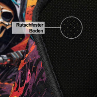 Power Gamer Bedruckter Teppich Chenille-Druck Maschinell Hergestellt, Videospiel Waschbarer Teppich