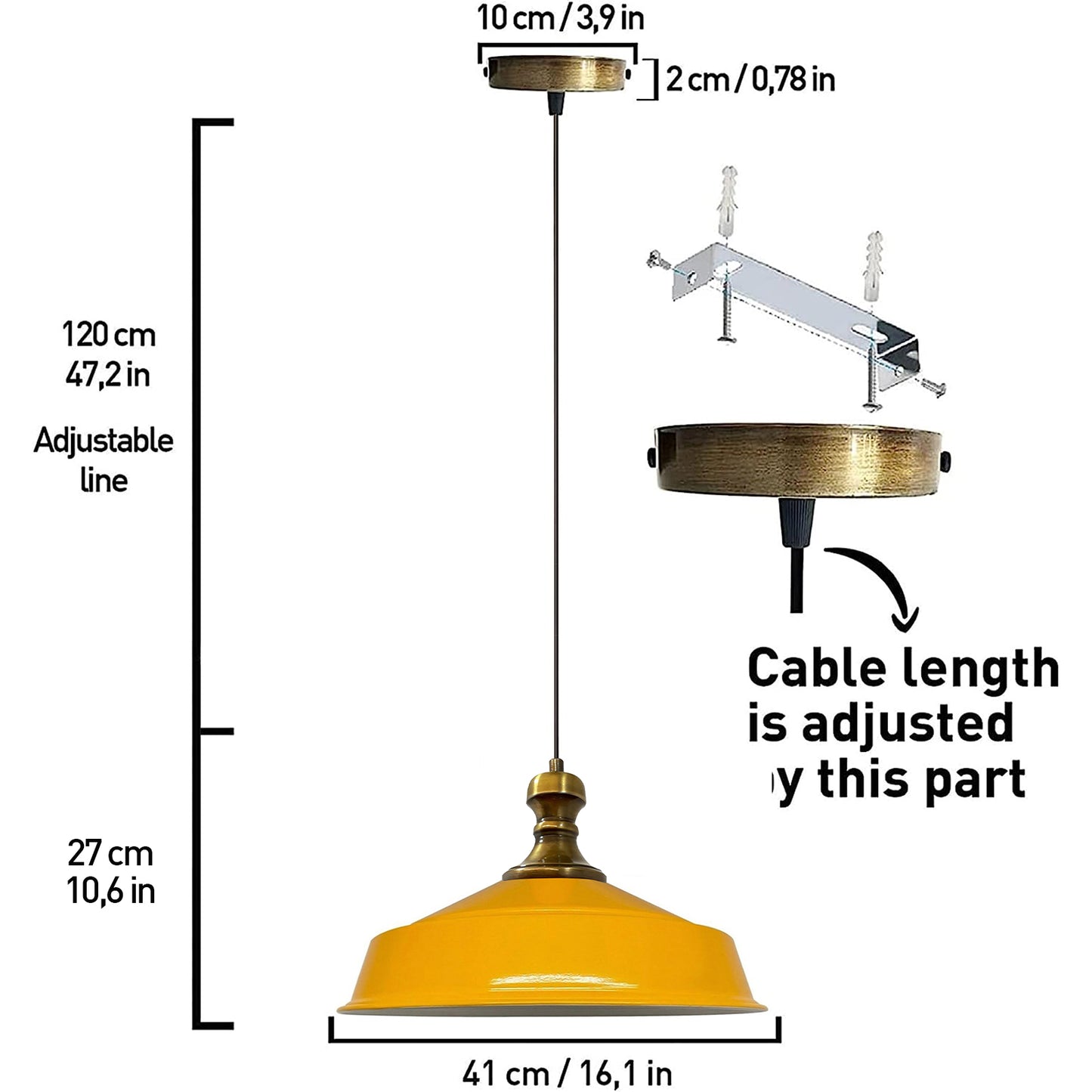 Esstisch Vintage Lampe