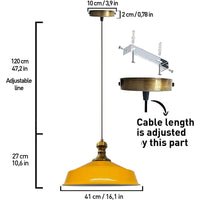 Esstisch Vintage Lampe