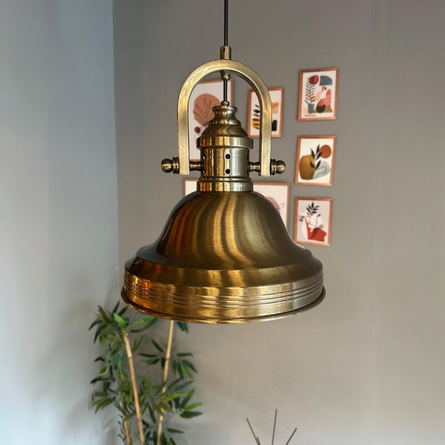 Pendelleuchte Asletl Hängelampe Industrial aus Metall Ø40 cm, Pendelleuchte Esstisch